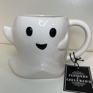 👻💗BOO! Figural Ghost 3D Ceramic Halloween Mug